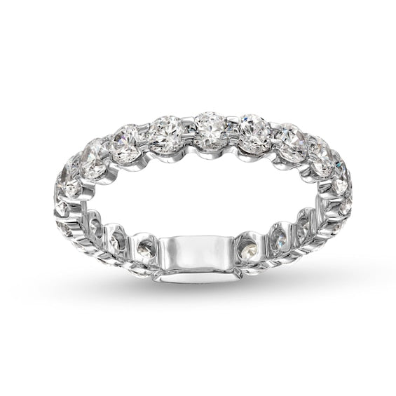 2 CT. T.W. Certified Lab-Grown Diamond Eternity Anniversary Band in 14K White Gold (F/VS2)