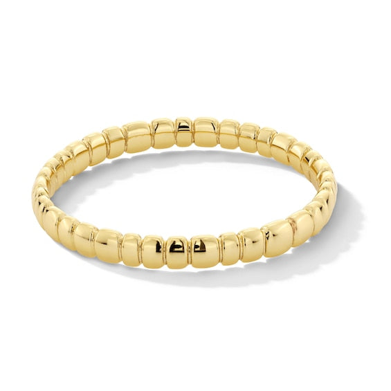 2.4mm Textured Ring in Sterling Silver with 18K Gold Plate