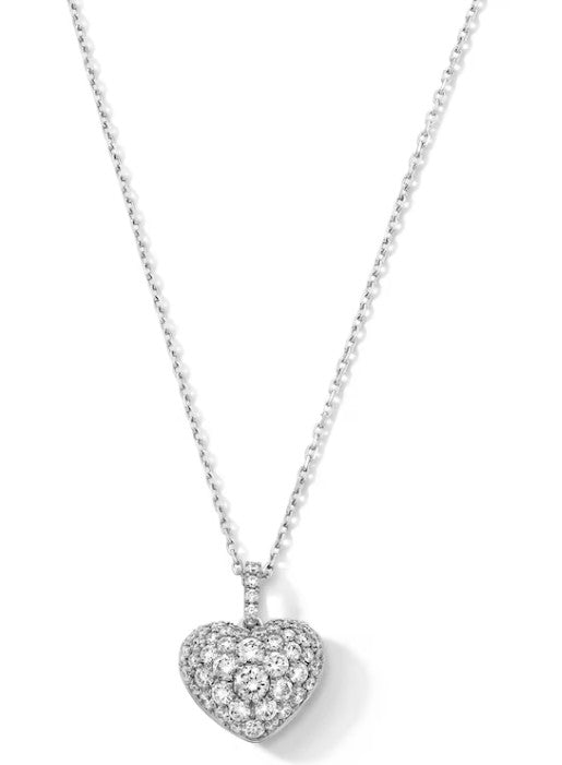 3/4 CT. T.W. Certified Lab-Grown Multi-Diamond Heart Drop Pendant in 10K Gold (F/VS2)