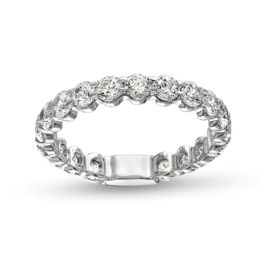 2 CT. T.W. Certified Lab-Grown Diamond Eternity Anniversary Band in 14K White Gold (F/VS2)