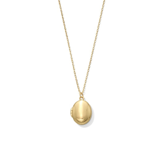 Oval Locket in 10K Gold