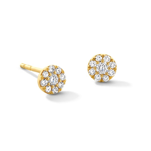 1/6 CT. T.W. Certified Lab-Grown Multi-Diamond Stud Earrings in 10K Gold (F/VS2)